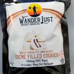Wanderlust- White chocolate covered cookies