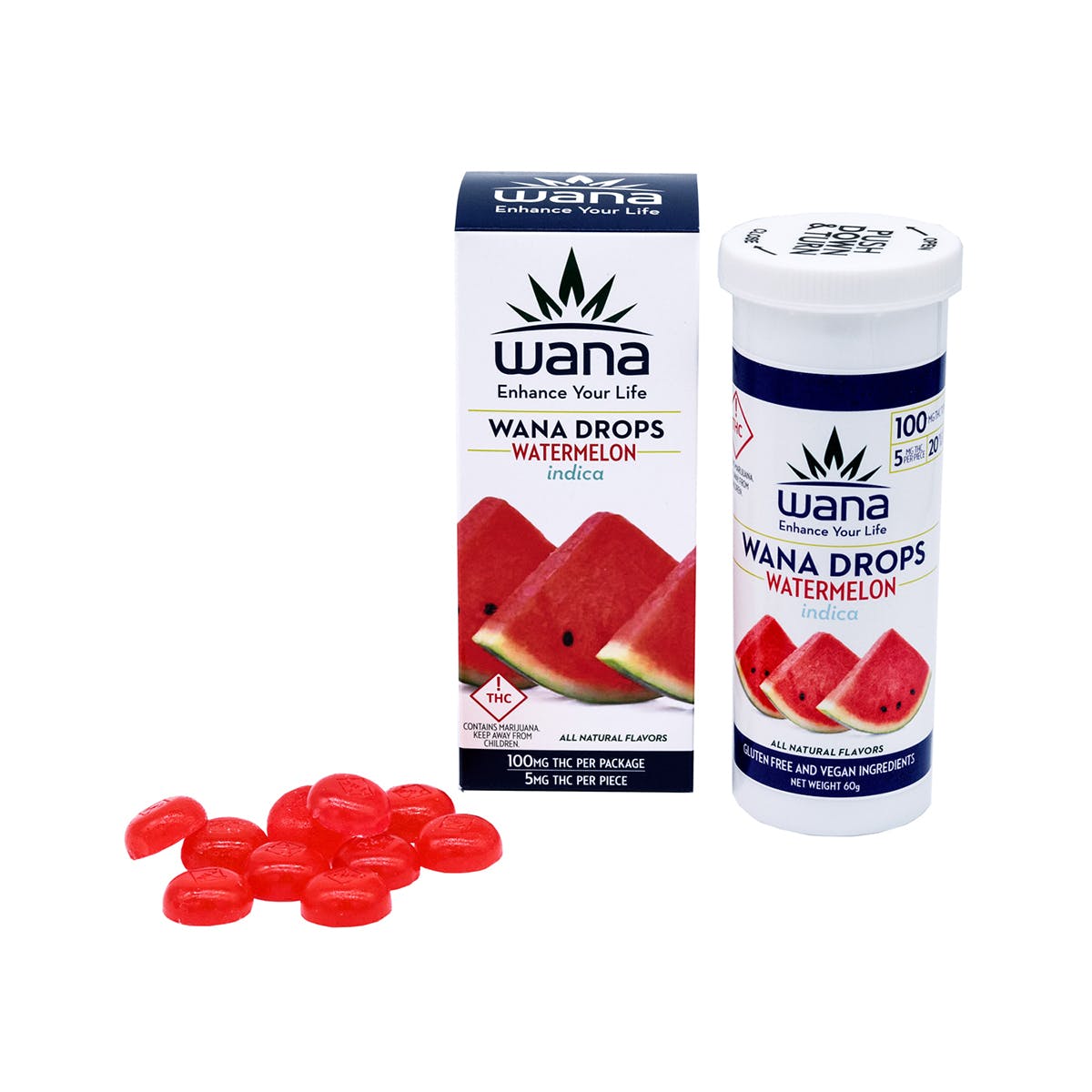 edible-wana-edibles-watermelon-drops-100mg-indica
