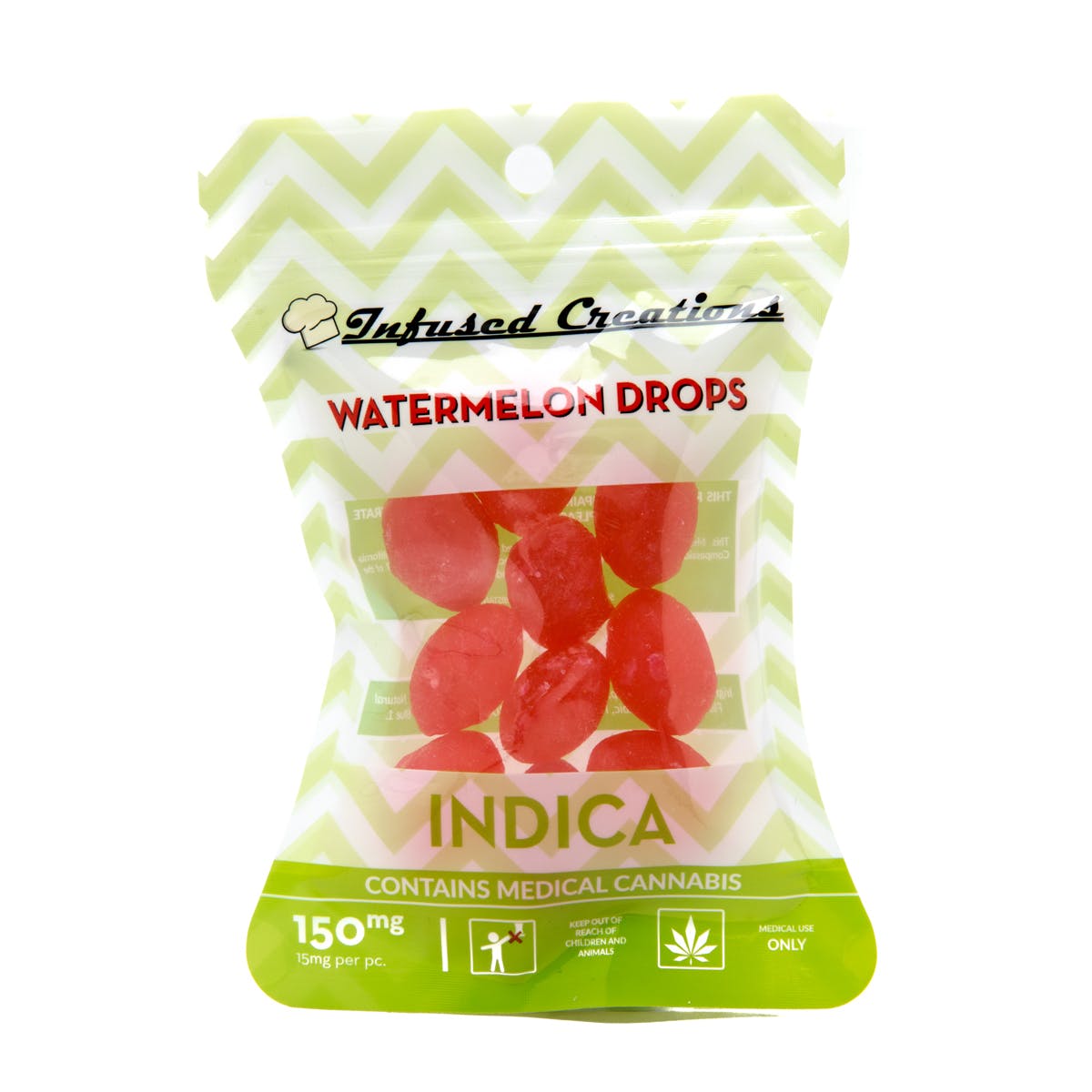 Watermelon Drops Indica, 150mg