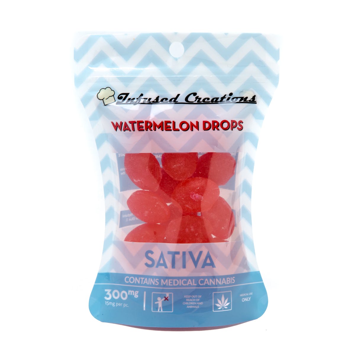 Watermelon Drops Sativa, 300mg