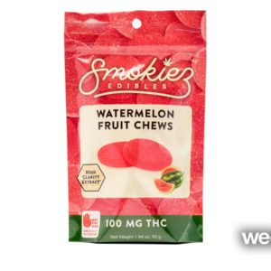 Watermelon Fruit Chews 10pk - Smokiez