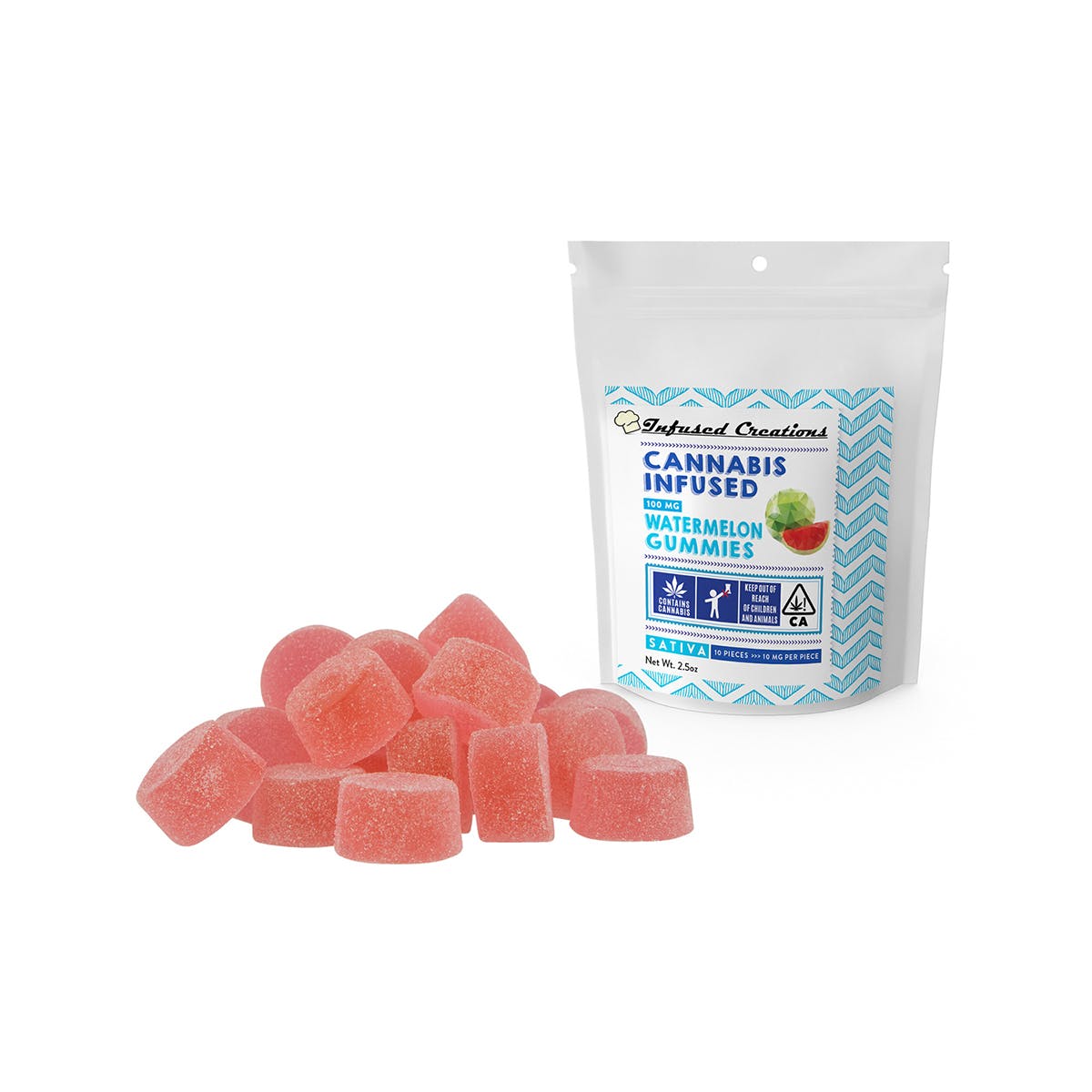 Watermelon Gummies Sativa 100mg