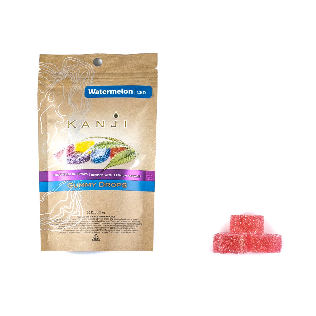 edible-kanji-cannabis-watermelon-gummy-drops-300mg-cbd