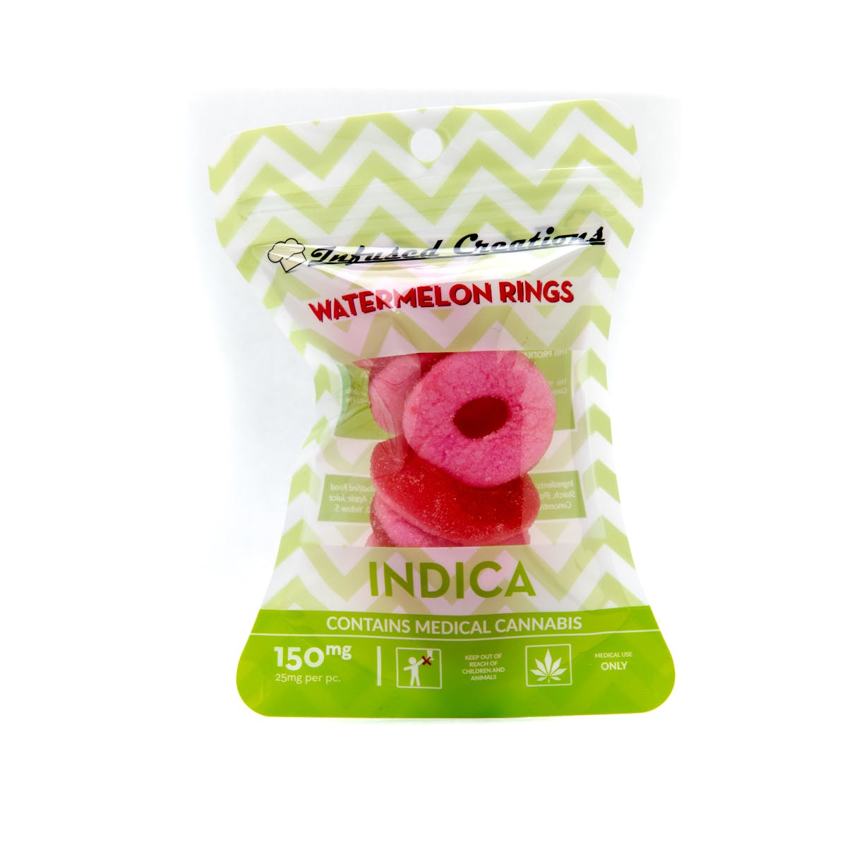 Watermelon Rings Indica, 150mg