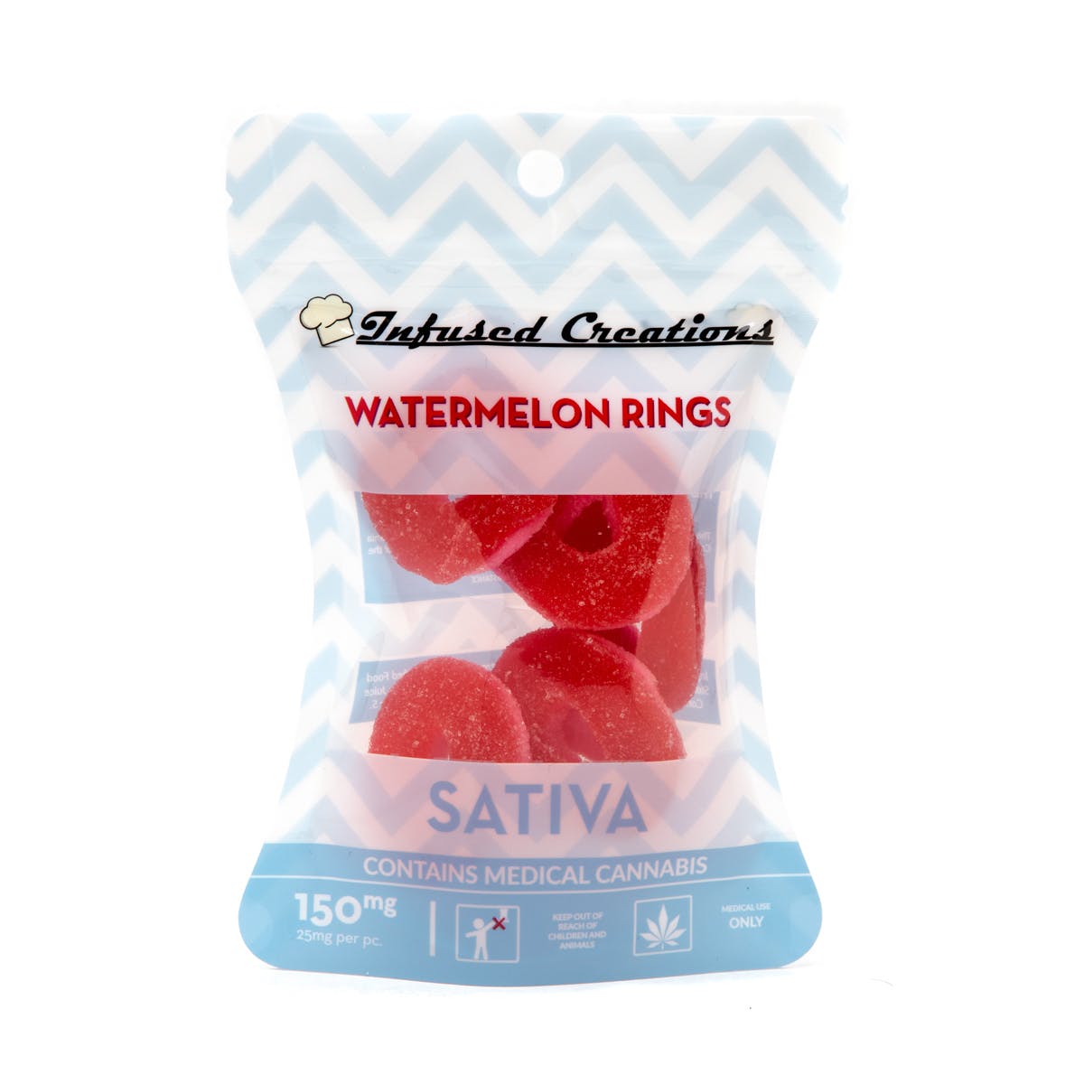 Watermelon Rings Sativa, 150mg