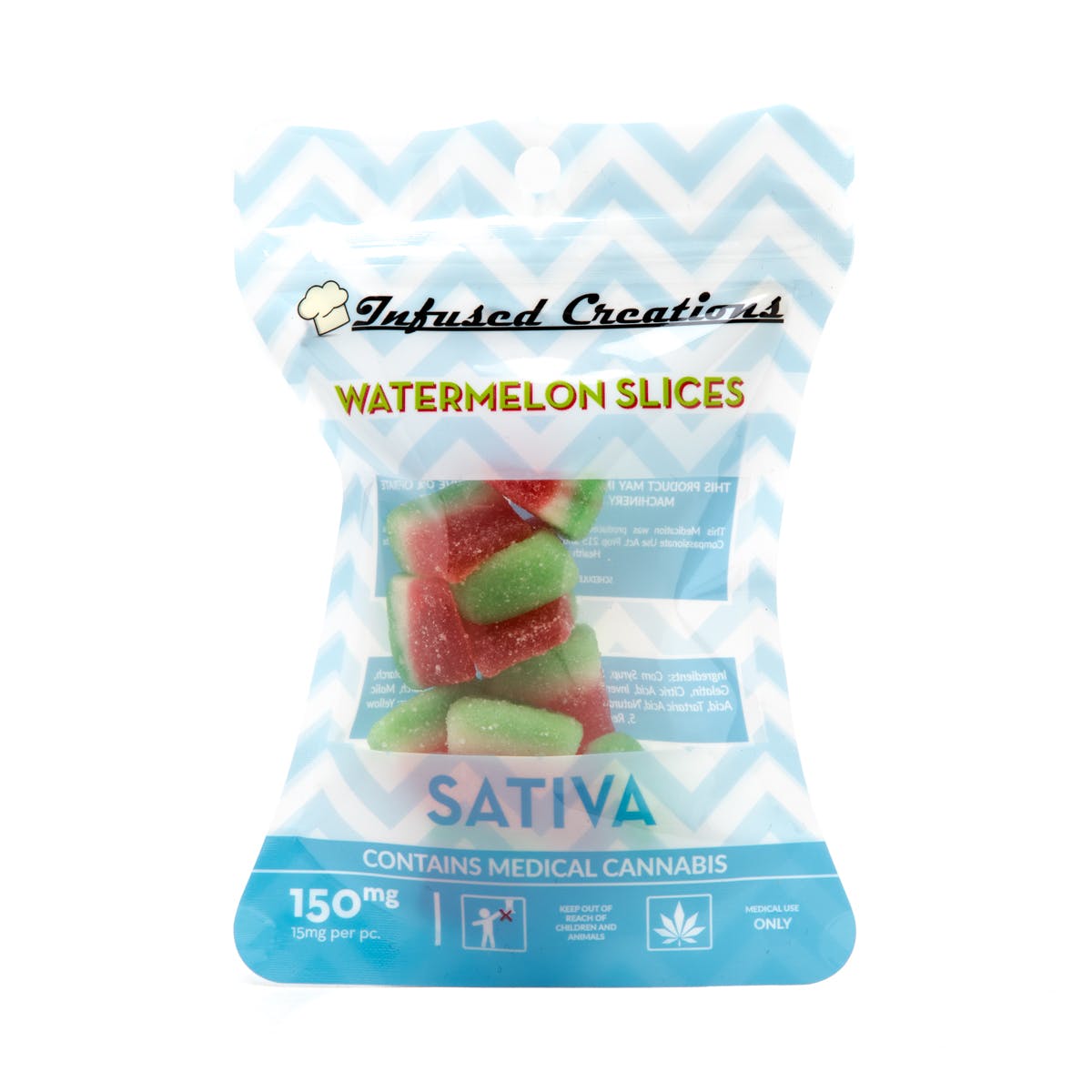 Watermelon Slices Sativa, 150mg