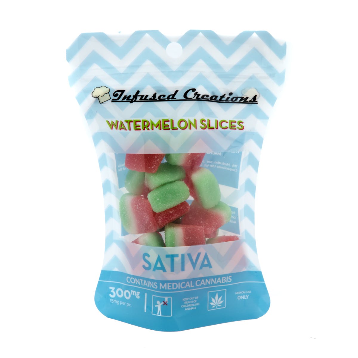 Watermelon Slices Sativa, 300mg