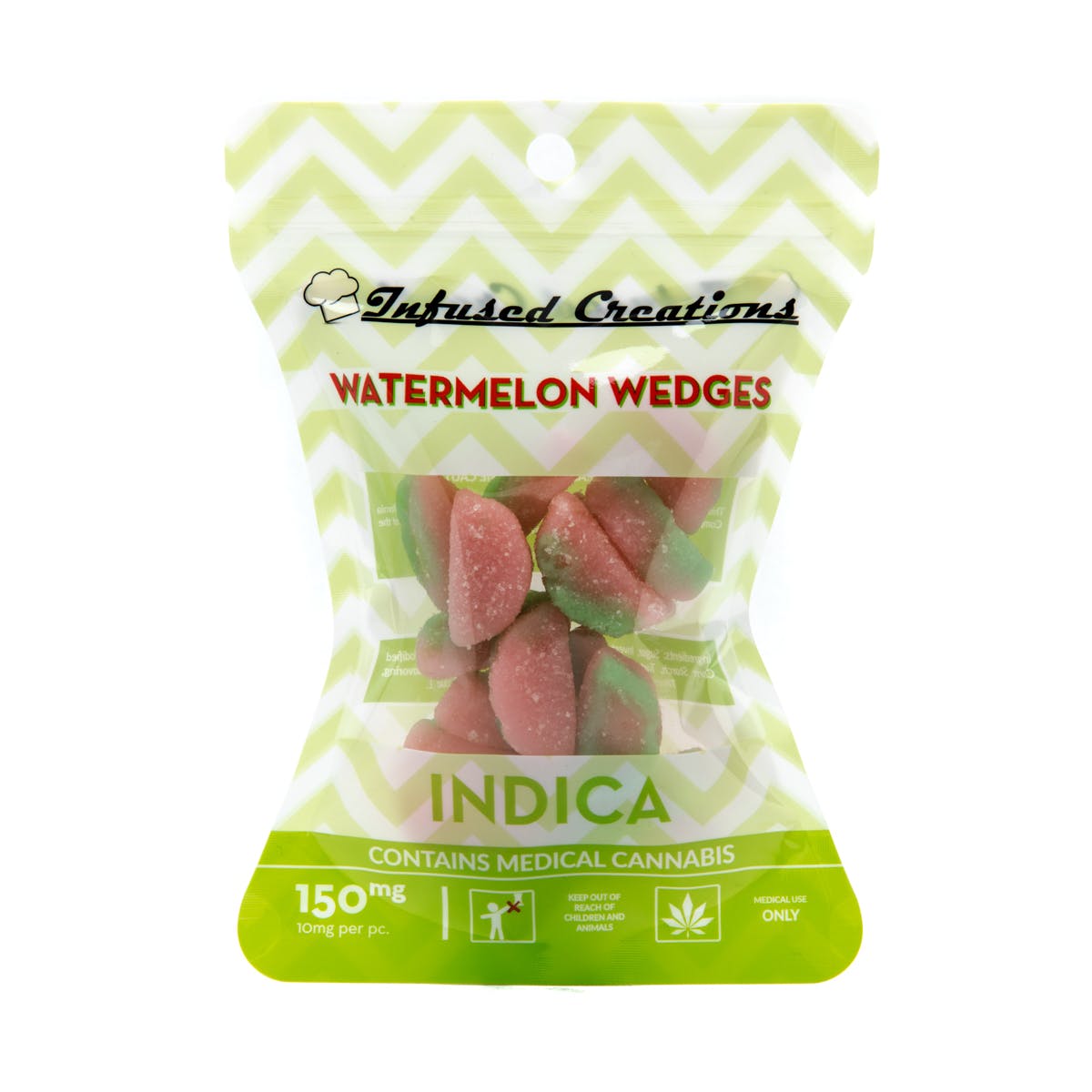 Watermelon Wedges Indica, 150mg