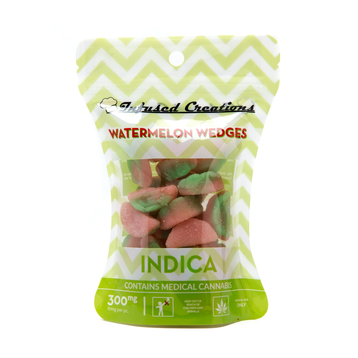 Watermelon Wedges Indica, 300mg