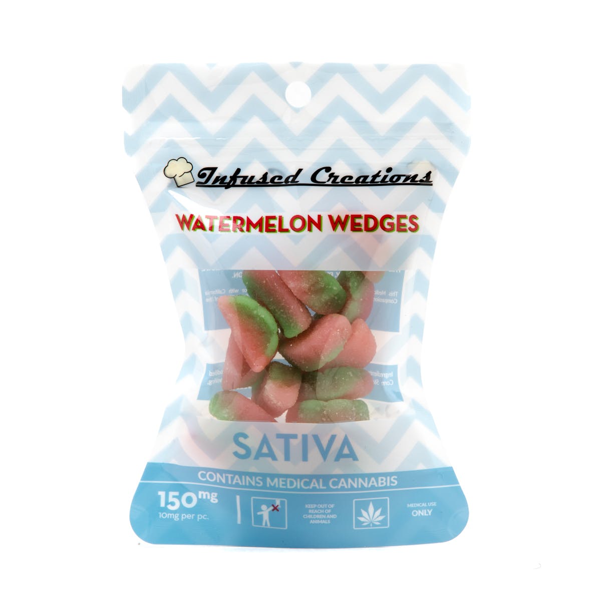 Watermelon Wedges Sativa, 150mg
