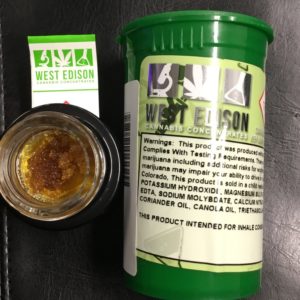 West Edison star dawg cured resin