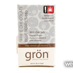 White Chocolate w/ Blueberries Bits | CBD | Gron
