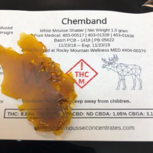 White Mousse Chemband Shatter