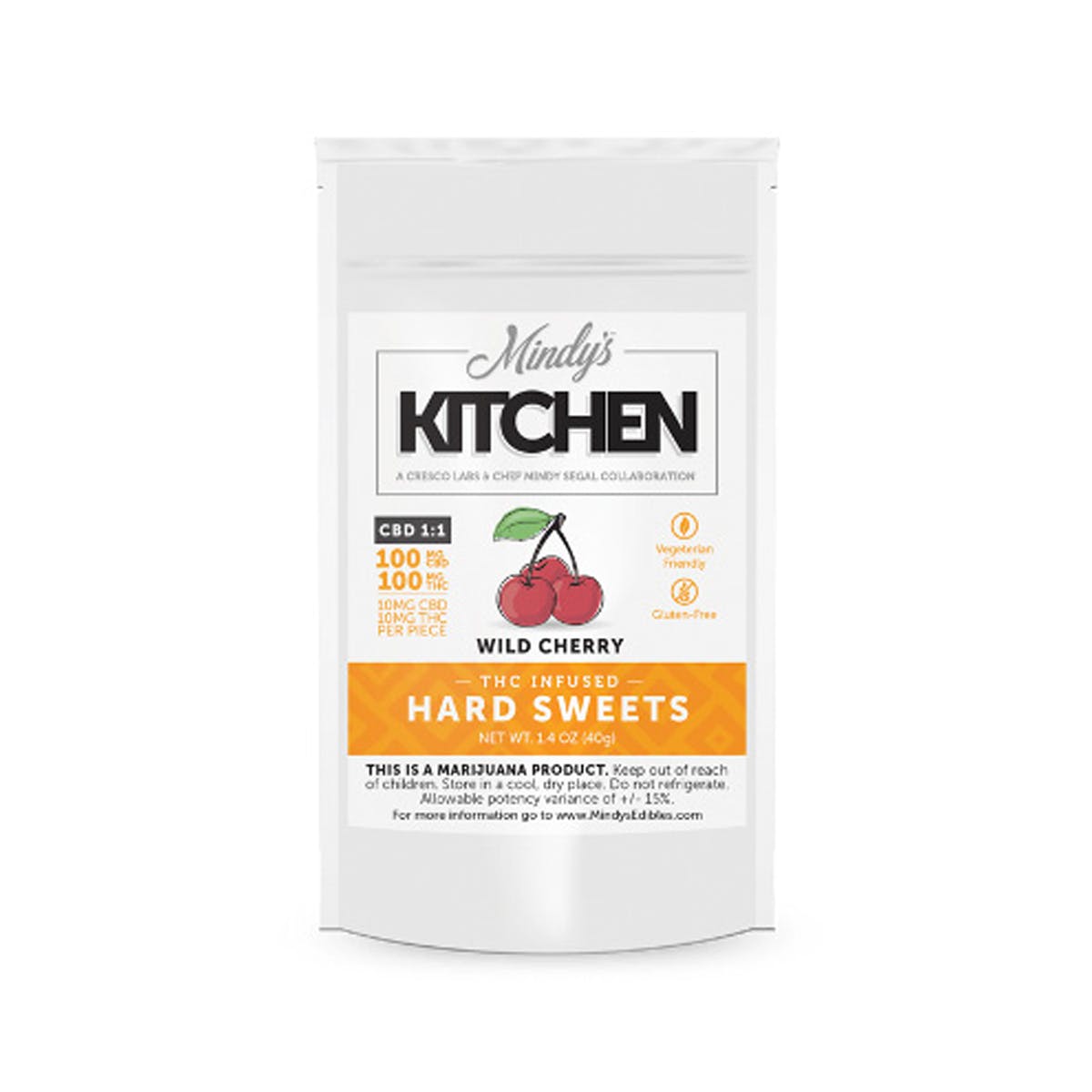 Wild Cherry Hard Sweets - Hybrid 1:1 THC/CBD