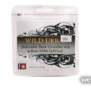 Wild Urban Delectable Dark Chocolate 23k Edible Gold Leaf