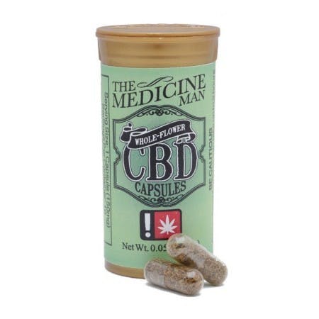 Wild West Growers - The Medicine Man CBD Capsules (20)