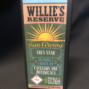 Willie's Reserve - 5 Pack of .5g Pre-Rolls (S/I/H)