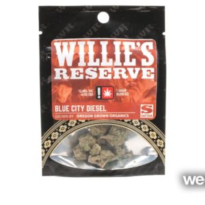 Willies Reserve - Blue City Diesel / 12.48% THC- 1g packs