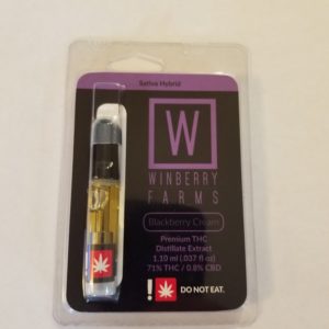 Winberry - Blackberry Cream - 1g Distillate Cartridge