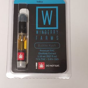 Winberry - Bubble Kush - 1g Distillate Cartridge