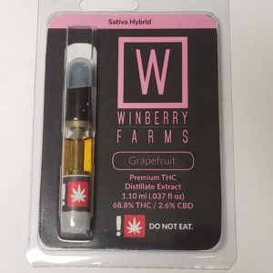 Winberry - Grapefruit - 1g Distillate Cartridge