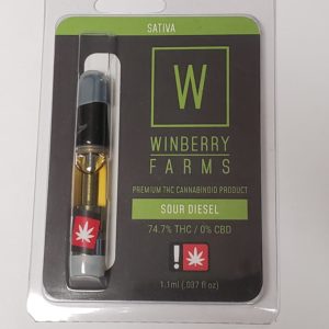 Winberry - Sour Diesel - 1g Distillate Cartridge
