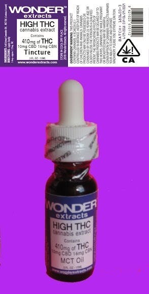 Wonder Extracts High THC Tincture