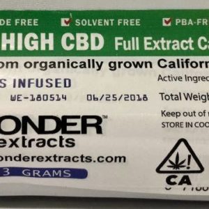 Wonder FECO High CBD 25:1 3 grams