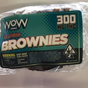 WOW! Edibles 300mg Chocolate Brownie