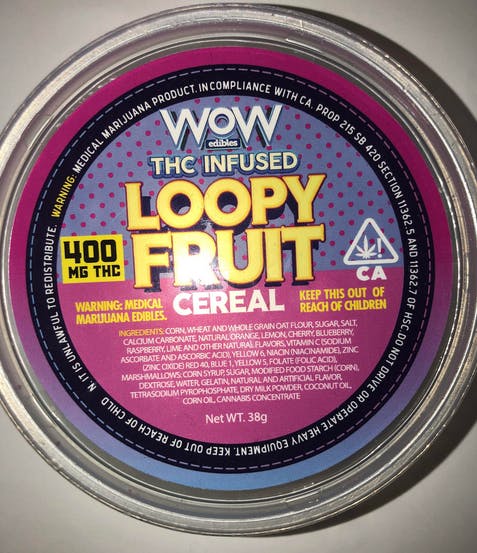 WOW Cereal 400mg- Loop Fruits