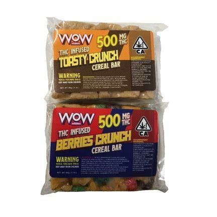 WOW Edibles, Berries Crunch Cereal Bar 500mg