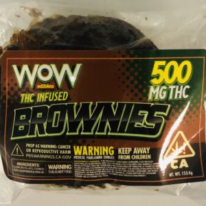 Wow Edibles Brownies 500mg