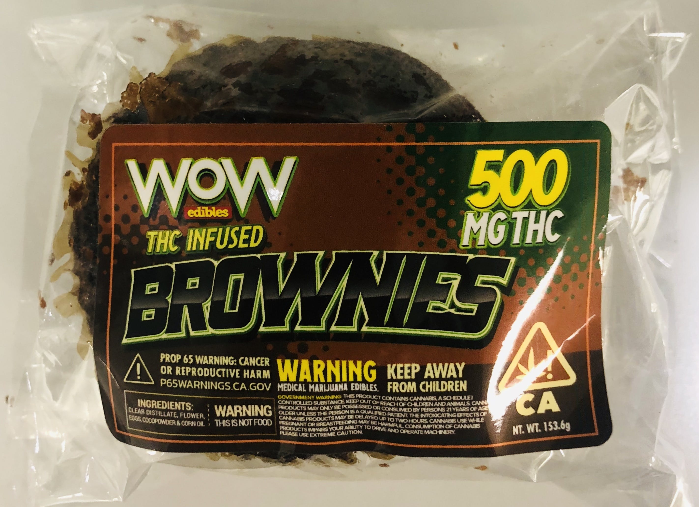 WOW Edibles Brownies 500mg