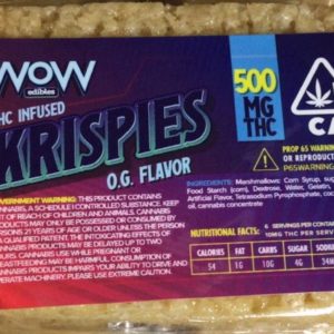 WOW Edibles Krispies OG Flavor 500mg