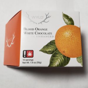 Wyld - Blood Orange White Chocolates - 10 Pack