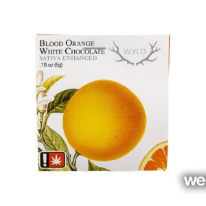 WYLD Single White Chocolates: Blood Orange Sativa
