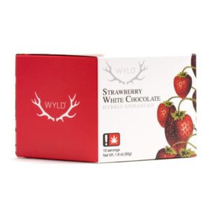 WYLD - Strawberry White Chocolate 50mg - Tax Included (Rec)