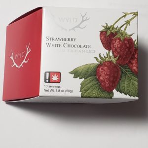 Wyld - Strawberry White Chocolates - 10 Pack