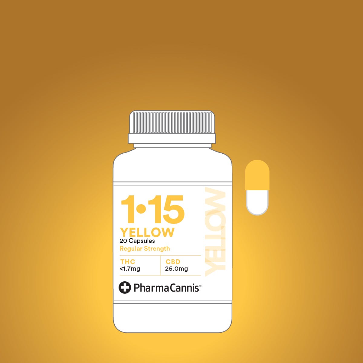 edible-pharmacann-yellow-115-extra-strength-capsules-20ct
