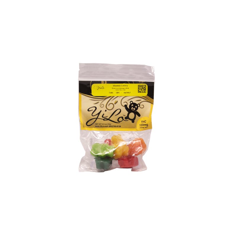 Yilo Gummy Bears - 120mg THC Indica Dominant