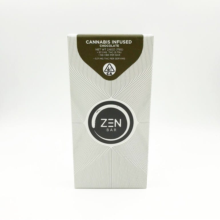 Zen Bar- Light Chocolate 50mg