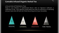 Zen Potion Gourmet Teas Cerebral 15mg THC