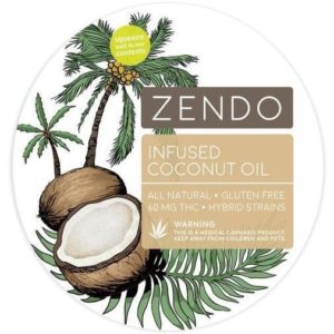 Zendo Cannabis-Infused Coconut Oil 500mg THC