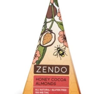 Zendo Honey Cocoa Almonds - 100 mg