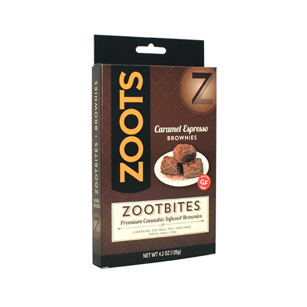 ZootBites Caramel Espresso Brownies 60mg (6pk)