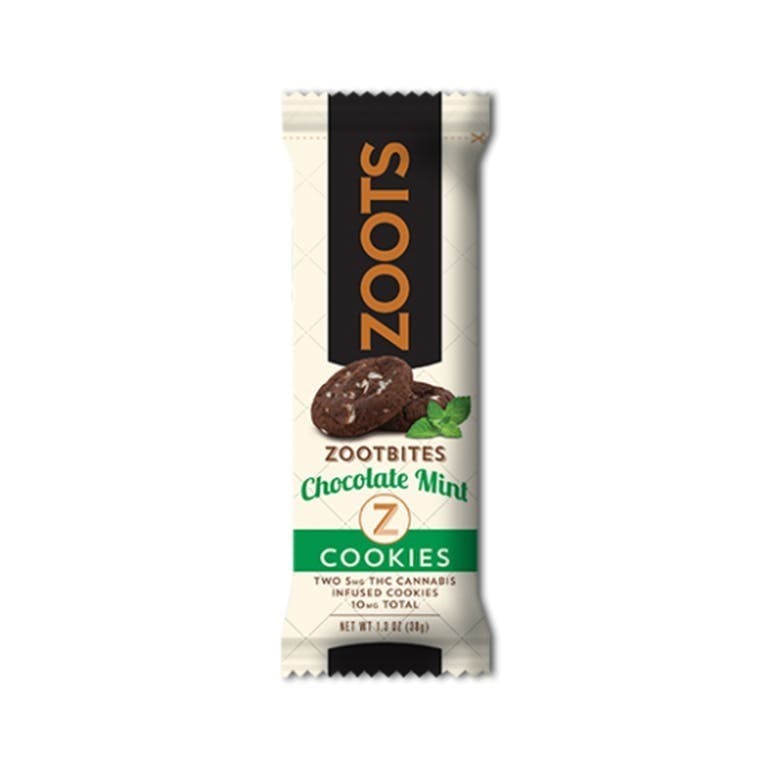 ZootBites Chocolate Mint Cookies 5mg (2pk)